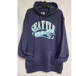 Seattle kraken xl men's hoodie blue